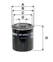 FILTRON FILT OP 570/2 ASTRA K MOKKA CORSA E INSIGNIA B ADAM YAG FILTRESI