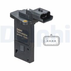 DELPHI AF10743-12B1 HAVA AKIŞ METRE DEBİMETRE SENSÖRÜ ASTRA L-COMBO E-CORFA F-CROSSLAND-GRANDLAND-MOKKA-ZAFIRA C- P208-P301-P308-P508-P2008-P3008-P5008-PARTNER-BERLINGO-JUMPY-C3-C4-C ELYSEE-DS3-DS4 1.6-2.0 HDI