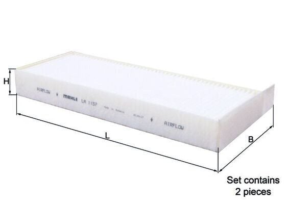 MAHLE LA1157-S POLEN FİLTRESİ ASTRA L 21> P308 II-III 13> P508 18>