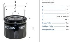 FILTRON FILT OP 629/3 FOCUS/CONNECT/FIESTA/PUMA YAG FILTRESI