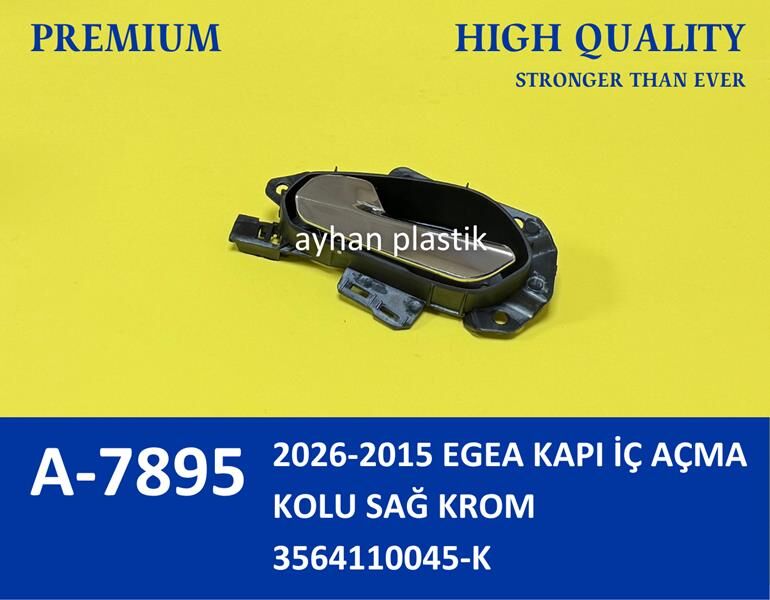 AYHAN A7895 KAPI İÇ AÇMA KOLU SAĞ FIAT EGEA 15> KROM
