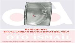 MARS 521519 SİNYAL LAMBASI DUYSUZ BEYAZ SOL VOLT