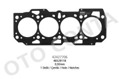 SKC 0.92 mm 1 DELİK DOBLO 1.9 D MLS ÇOK KATLI ÇELİK