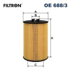 FILTRON OE688.3 YAĞ FİLTRESİ GOLF VII-PASSAT-A3-LEON-OCTAVIA 1.6 TDİ-2.0 TDİ 2012 >
