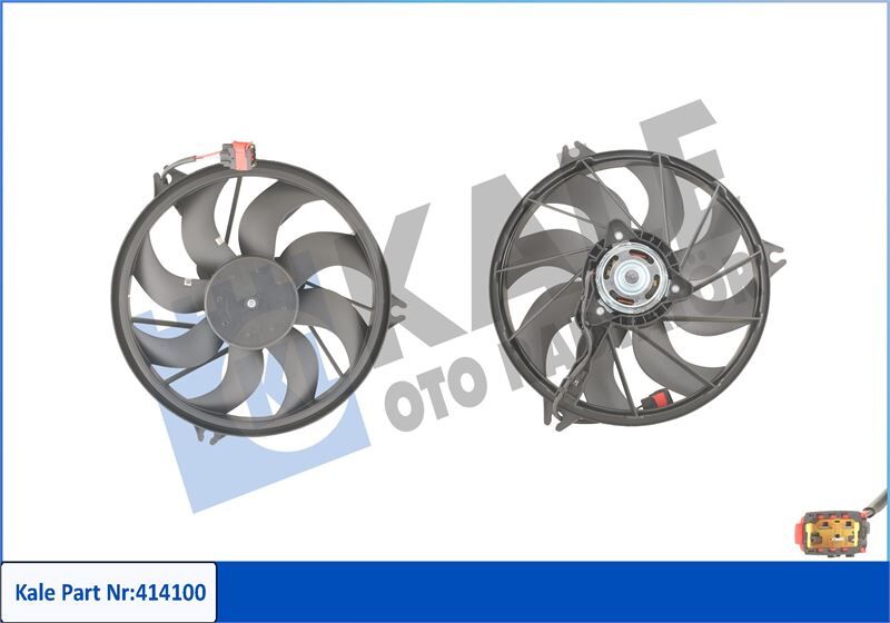 KALE 414100 FAN MOTORU P206 1.1-1.4-1.4-1.6-2.0 16V-1.6HDI-2.0HDI 98 > 250W-385mm