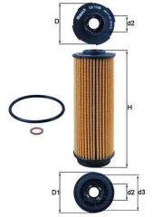 MAHLE OX1146D YAG FILTRESI BMW B57 B58 F20 F21 F22 F23 G42 F30 F31 F34 G20 G21 F32 F33 F36 G22 G23 G26 G30 G31 G38 G60 G61 G32 G11 G12 G70 G14 G15 G16 G01 G45 G02 G05 G18 G06 G07 G09 G29