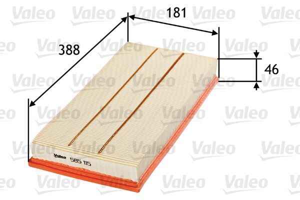 VALEO 585115 HAVA FILTRESI MERCEDES OM640 W169 W245