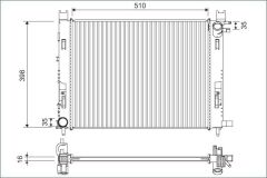 VALEO 701120 MOTOR SU RADYATORU CAPTUR I 12> CLIO IV 12> DOKKER 12> SYMBOL III 14> SANDERO II 12> 0.9 TCE 1.2 TCE 1.5 DCI 1.6 506x414x18