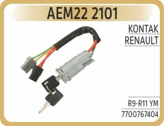 AEM22 2101 KONTAK ANAHTARI KİLİTLİ RENAULT R9-R11 YENİ MODEL