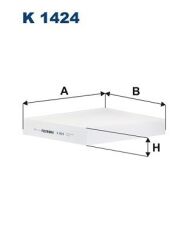 FILTRON K1424 POLEN FILTRESI FORD MONDEO/S-MAX/GALAXY/EDGE/FOCUS 18> KARBONSUZ
