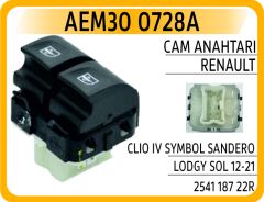AEM30 0728A CAM ANAHTARI RENAULT CLIO IV SYMBOL SANDERO LODGY