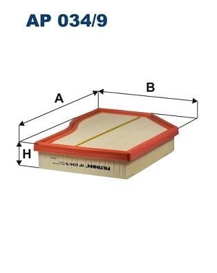 FILTRON AP034.9 HAVA FILTRESI MERCEDES OM654 W177 V177 W247 C118 X118 H247 X247