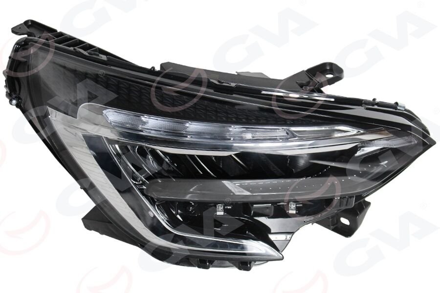 GVA 2014037 FAR LEDLİ SAĞ MOTORLU RENAULT CLIO V 19>23 SİYAH ÇITALI