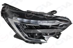 GVA 2014037 FAR LEDLİ SAĞ MOTORLU RENAULT CLIO V 19>23 SİYAH ÇITALI