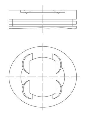 MAHLE 011PI00110000 PİSTON SEGMAN STD ASTRA J-CORSA D-E MERIVA B-ADAM-AVEO 1.4 16V A/B14XER-XEL-XFL-XEJ 73.40mm