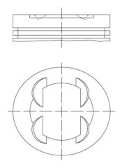 MAHLE 011PI00110000 PİSTON SEGMAN STD ASTRA J-CORSA D-E MERIVA B-ADAM-AVEO 1.4 16V A/B14XER-XEL-XFL-XEJ 73.40mm