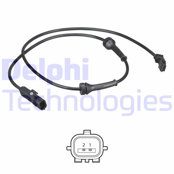 DELPHI SS20573 ABS SENSÖRÜ ARKA SAĞ-SOL RENAULT MEGANE II 02>08 SCENIC II 03>09 GRAND SC NIC II 04>08