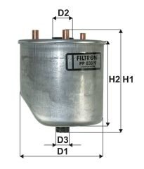 FILTRON FILT PP 838/9 FOCUS COURIER FIESTA MONDEO MAZDA II S40 S60  YAKIT FILTRESI DV6  EURO 5