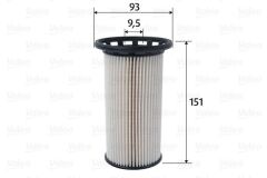 VALEO 587095 MAZOT FİLTRESİ GOLF VII 13>PASSAT 14>TIGUAN 14>CADDY III 11>A3 12>TOLEDO LE