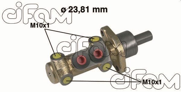 CIFAM 202398 ANA MERKEZİ TRANSPORTER 1.9-2.0-2.4-2.5-2.8 90-03 GALAXY 1.9-2.0-2.3-2.8 95-06 23.81 mm