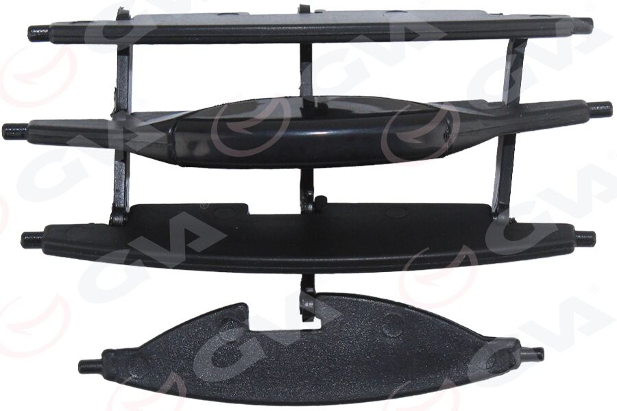 GVA 9890751 KALORİFER HAVALANDIRMA MUZULU IZGARA ÖN PERDESİ ORTASI SİYAH CORSA D