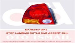 MARS 510616 STOP SAĞ ACCENT 08/02-11/05