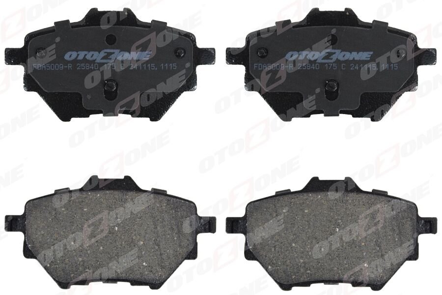 OTOZONE FDA5009-R ARKA FREN BALATASI ASTRA L 21> COMBO E 18> GRANDLAND 17> MOKKA e 20> C4 18> C4 e 22> BERLINGO 18> PARTNER 18> RIFTER 18> 508 18> 308 II-III 13> 3008 16> 408 22> DS4 II 21> 268mm / PROACE CITY 21&