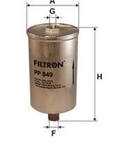 FILTRON FILT PP 849 A80-A100-A6 YAKIT FILTRESI H84WK03