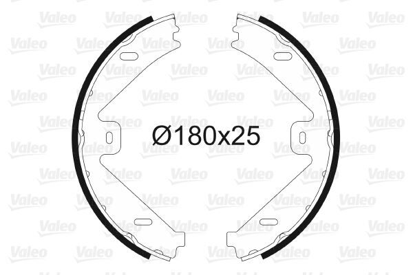 VALEO 564182 FREN BALATASI ARKA PARK FRENI MERCEDES C204 C218 C218 X218 W212 S212 X204