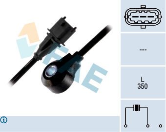 FAE 60145 VURUNTU SENSÖRÜ OPEL ASTRA G 98>04 VECTRA B 96>02 1.8 X18XE1 VECTRA C 02>08 ZAFIRA B 05>12 2.2 Z22YH