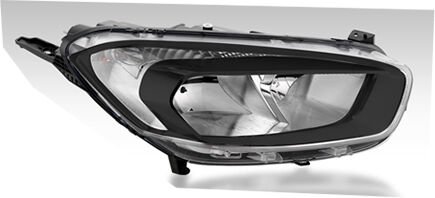 AYFAR 505922 FAR SAĞ SİYAH ÇERÇEVELİ TRANSİT COURIER 14 > MOTORLU H15 H7 PY21W