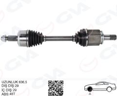 GVA 4499213 AKS MILI ON SOL 636.50mm LAND ROVER DISCOVERY III-IV L319 RANGE ROVER SPORT I L320