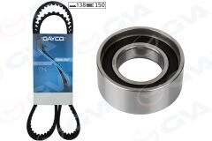 GVA 59T2310D EKSANTRİK GERGİ KİTİ SLX-TMPR 1.6- TİPO-UNO-PALIO 1.4 DAYCO KAYIŞ