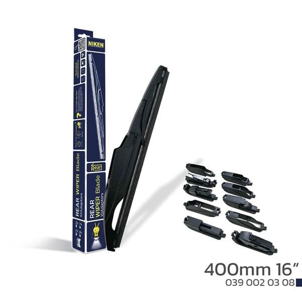 NIKEN 0390020308 NIKEN 400mm 16 10 APARATLI ARKA SİLECEK SÜPÜRGESİ