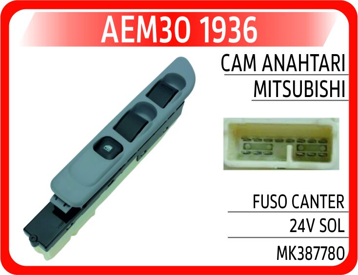 AEM30 1936 CAM ANAHTARI MITSUBISHI FUSO CANTER 24V SOL