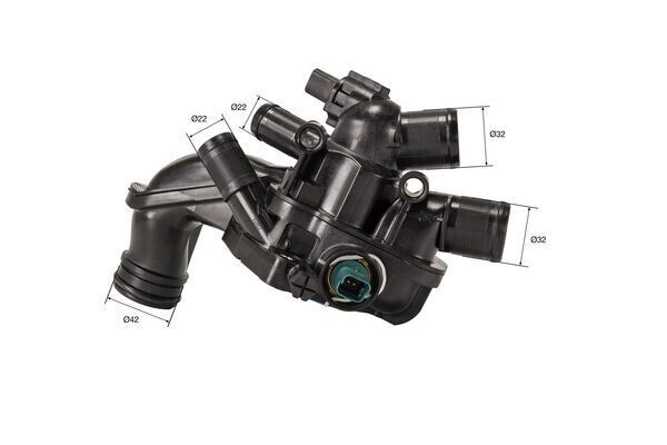MAHLE TM56.105 TERMOSTAT 107C KOMPLE P308-P207-C3 PICASSO 1.4 16V EP3 -P207-P308-PARTNER TEPE-BERLINGO III-P3008 -C3 III-C4 PICASSO-DS3-C3 PICASSO 1.6 EP6-EP6C