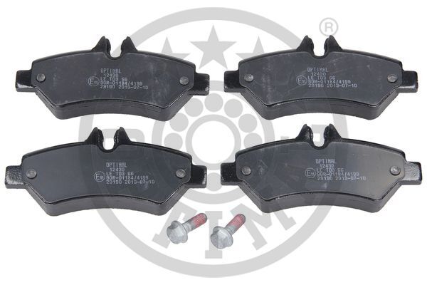 OPTIMAL BP-12430 FREN BALATASI ARKA MERCEDES SPRINTER B906 06> . VW CRAFTER 30-35-50 TEK TEKER