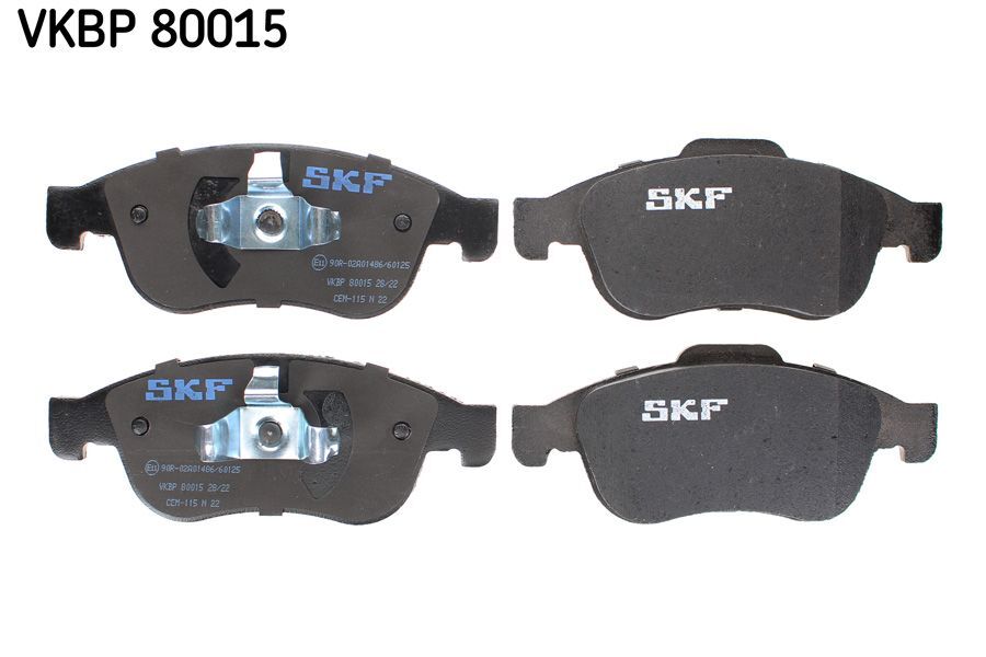 SKF VKBP80015 ÖN FREN BALATASI MEGANE III 09> SCENIC III 09>FLUENCE 10>DUSTER 10> LODGY 12> CAPTUR I 13>1.5 DCI 1.6 16V