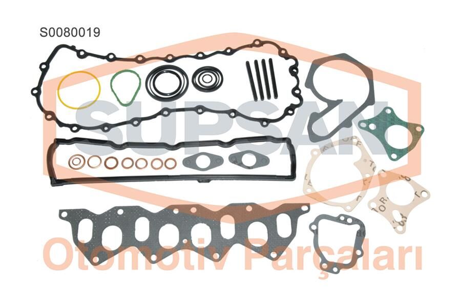 SUPSAN S0080019 CONTA TAM TAKIM RENAULT KANGOO / MEGANE / LAGUNA 1.9D ENG. F8Q YENİ MOTOR