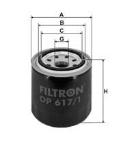 FILTRON FILT OP 617/1 IONIQ/ACCENT ERA/ACCENT BLUE/I30/EXCEL/ELANTRA/GETZ/SONATA/CEED/CERATO/SPORTAGE/RIO YAG FILTRESI 2630022800 - 2630035531 - 0RF0323802