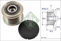 INA 535019410 ALTERNATÖR KASNAĞI RULMANLI P206-207-307-308-406-407-PARTNER-C2-C3-C4-C5-C8-XSARA 1.4-1.6-2.0HDI