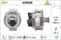 VALEO 439546 ALTERNATOR 14V 180A MERCEDES W203 W204 W211 W212 W164 W463 W639 B906