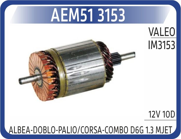 AEM51 3153 MARS KOLLEKTORU IM3153 ALBEA-DOBLO-PALIO/CORSA-COMBO D6G