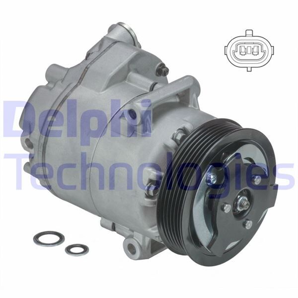 DELPHI TSP0155967 KLİMA KOMPRESÖRÜ OPEL ASTRA J 09>15 MERIVA B 10>15 1.3 CDTI 1.7 CDTI