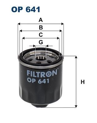 FILTRON OP641 YAĞ FİLTRESİ VW POLO-GOLF III-CADDY-BORA-OCTAVIA-FABIA-FELICA-TOLEDO-LEON-IBIZA-CORDOBA-ALTEA-ALTEA XL