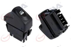 GVA 8011002 CAM AÇMA ANAHTARI SAĞ MEGANE I-CLIO II 98-05 5 FİŞ-TEKLİ
