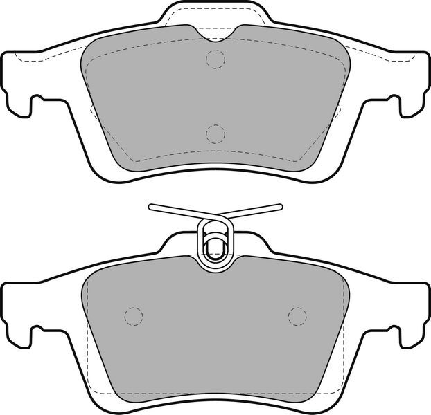 VALEO 9005001 ARKA BALATA FOCUS II CMAX 03> CONNECT 02> LAGUNA III 07> OPEL VECTRA C 02> SIGNUM 03> CITROEN C5 08> PEUGEOT P508 10>18