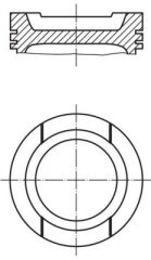 MAHLE 0330100 033PI00001100 MOTOR PİSTON SEGMAN STD POLO-GOLF IV 1.6 B AFT-AKL-AEK 81.01