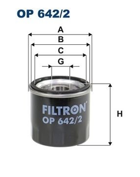 FILTRON FILT OP 642/2 CLIO III/MODUS/TWINGO/KANGO YAG FILTRESI