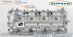 SUPSAN EK0001 EKSANTRİK KİTİ MONTAJLI EMME. EGZOZ EKS MİL-YAĞ POMPA ZİNCİR-GERGİ-EKS MİL KEÇE- FORD-PEUGEOT-CİTR OEN-DS-FIAT-OPEL-TOYOTA 18> 1.5 HDİ-TDCİ-ECOBLUE YAĞ POMPA ZİNCİR 8 mm